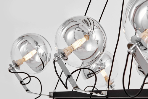 Подвесной светильник Lumina Deco LDP 9110-8-PR BK+CHR фото 3