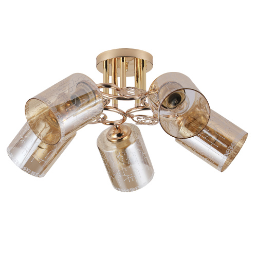 Потолочный светильник Escada 1118/5PL E27*40W Gold фото 2 Потолочный светильник Escada 1118/5PL E27*40W Gold фото 2