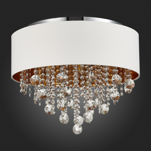 SL1350.502.06 Светильник потолочный ST-Luce Хром/Белый, Золотистый, Прозрачный E14 6*40W LACCHIA фото 6