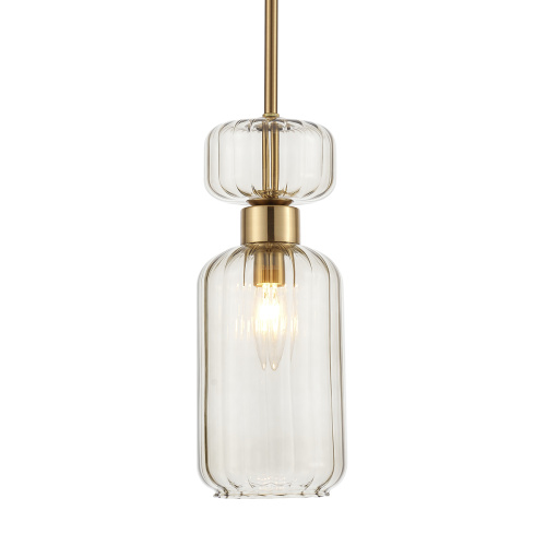 Подвесной светильник Escada 1141/1S E14*60W Antigue copper/Beige фото 3 Подвесной светильник Escada 1141/1S E14*60W Antigue copper/Beige фото 3