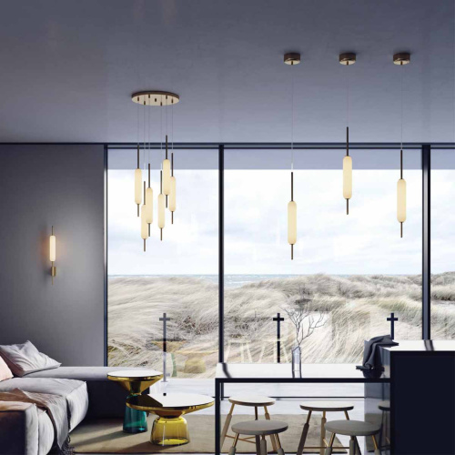 Подвесной светодиодный светильник Odeon Light Pendant Reeds 4794/12L фото 5