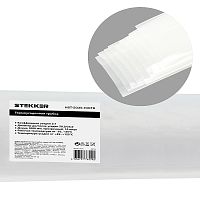 Термоусадочная трубка STEKKER HST-5025-100TR, длина 100 см., коэф. усадки 2:1, прозрачный