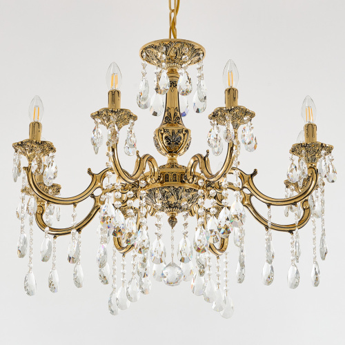 Люстра с хрустальными подвесками AL78101/8/250 A GB Bohemia Ivele Crystal (Богемия Ивеле Кристалл) фото 4