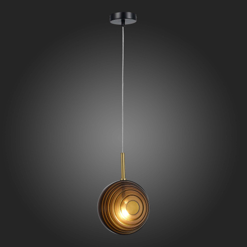 SL1183.403.01 Подвес ST-Luce Латунь/Черный G4 1*5W FOLIGNO фото 4