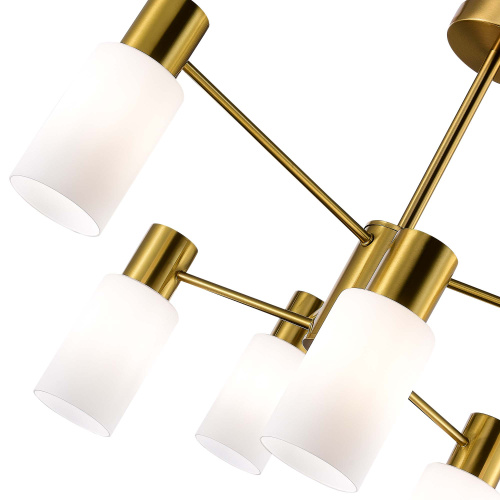 SLE1139-302-06 Светильник потолочный Латунь/Белый E14 6*60W GESSI фото 3