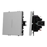 Механизм выключателя одноклавишный непроходной LED SWT-NOBE-MK01-SFPL-L-IS (230V, 10A) Arlight 059425