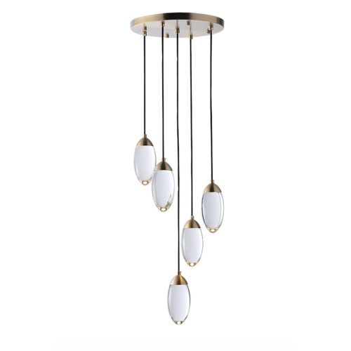 Подвесной светильник MT8848-5H brass фото 8