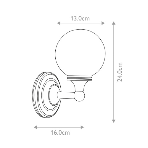 Бра для ванных комнат Elstead Interior, Арт. BATH-AUSTEN4-PC фото 2