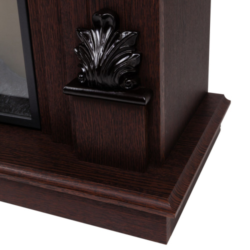 Каминокомплект PHILADELPHIA/ВЕРОНА Орех с очагом Электроочаг EVRIKA 25.5 фото 4