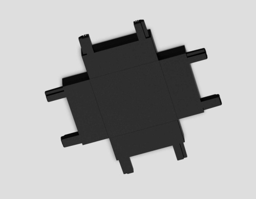 Коннектор X-образный Ambrella light Track System Magnetic Ultra Slim GV1127 фото 2