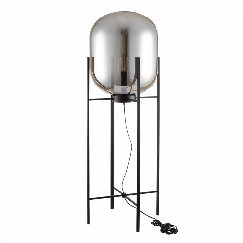 SL1050.725.01 Торшер ST-Luce Черный/Дымчатый E27 1*40W (из 2-х коробок) BURASCA фото 2