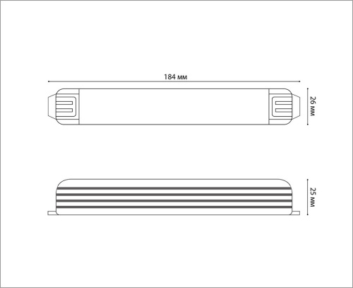 M04-515 ITB-24V-60W блок питания для светодиодной ленты фото 2