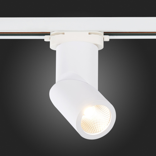 ST650.546.10 Св-к трек. Белый LED 1*10W 4000K 800Lm Ra>90 38° IP20 D60xH190 165-265V BASE фото 4
