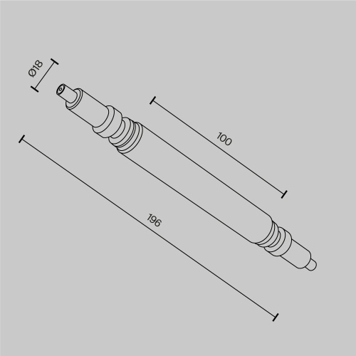 Комплектующие для систем освещения с токоведущими элементами Technical CA004RC-BS фото 6