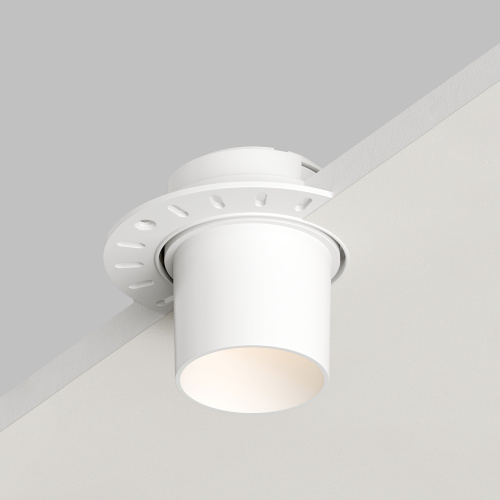 DK3057-WH Встраиваемый светильник под шпатлевку, IP20, до 15 Вт, LED, GU5,3, белый, пластик фото 3