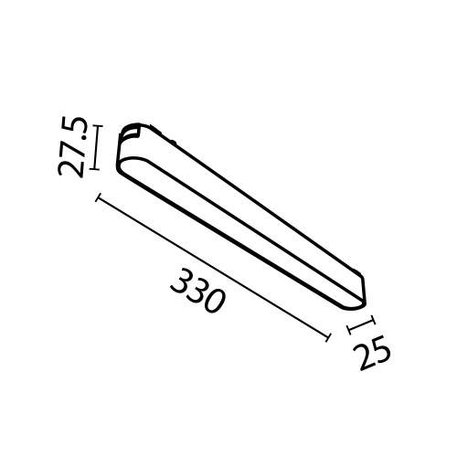 Трековый светильник Technical TR080-1-18W3K-B фото 3