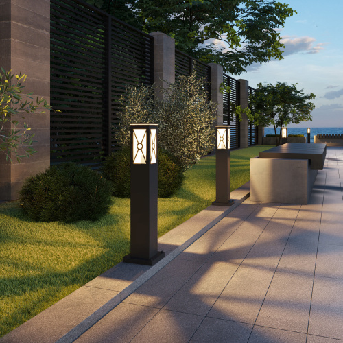 Ландшафтный светильник IP54 1406 TECHNO черный фото 2