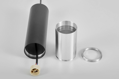 Подвесной светильник Lumina Deco Tuba TP 1101-300 BK+CHR фото 2