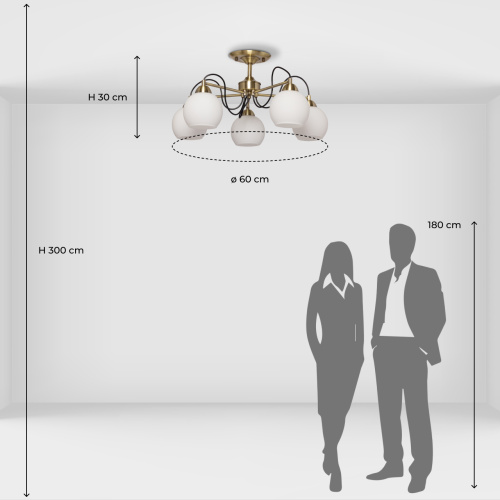 Люстра потолочная De City Вита 220014305 фото 2