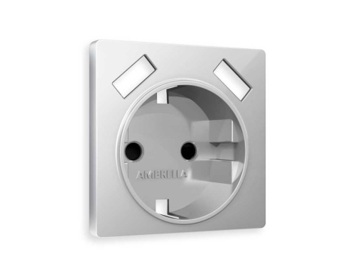 Лицевая панель розетки AMBRELLA VOLT AP4090