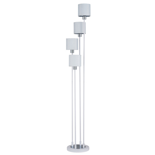 Напольный светильник Escada 1109/4 E14*40W White/Silver фото 2 Напольный светильник Escada 1109/4 E14*40W White/Silver фото 2