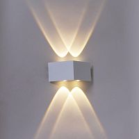 Уличный настенный светодиодный светильник Reluce 86856-9.2-001KT LED4W WT