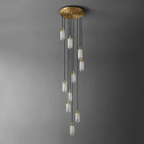 Подвесной светильник MT9056-10H brass фото 7