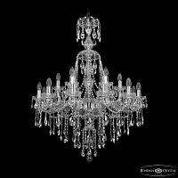 Люстра хрустальная 1415/12+6/300/XL-108 Ni Bohemia Ivele Crystal (Богемия Ивеле Кристалл)