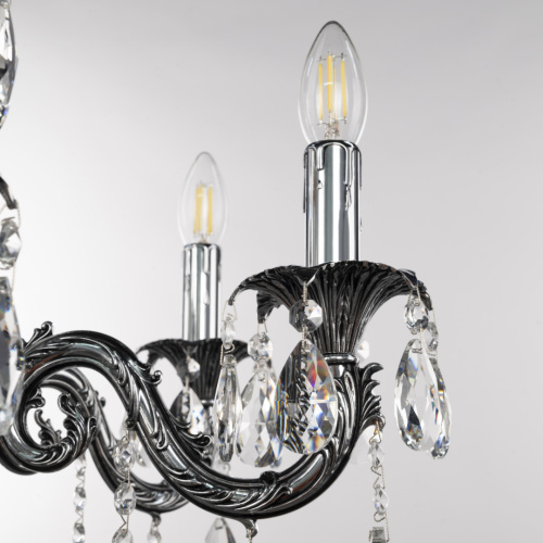 Люстра с хрустальными подвесками AL79101/6/175 B NB Bohemia Ivele Crystal (Богемия Ивеле Кристалл) фото 8