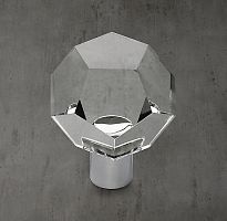 Ручка-кнопка Camden Crystal d.3.2 Polished Chrome