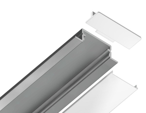 Встраиваемый профиль с рассеивателем Ambrella Illumination GP1200AL фото 3 Встраиваемый профиль с рассеивателем Ambrella Illumination GP1200AL фото 3