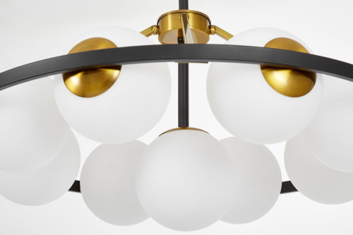 Подвесной светильник Lumina Deco Donzano LDP 8034-9 BK+WT фото 3 Подвесной светильник Lumina Deco Donzano LDP 8034-9 BK+WT фото 3