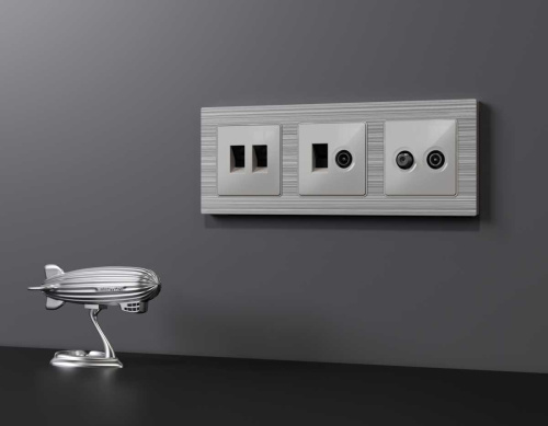 Лицевая панель AMBRELLA VOLT ALFA AP4133