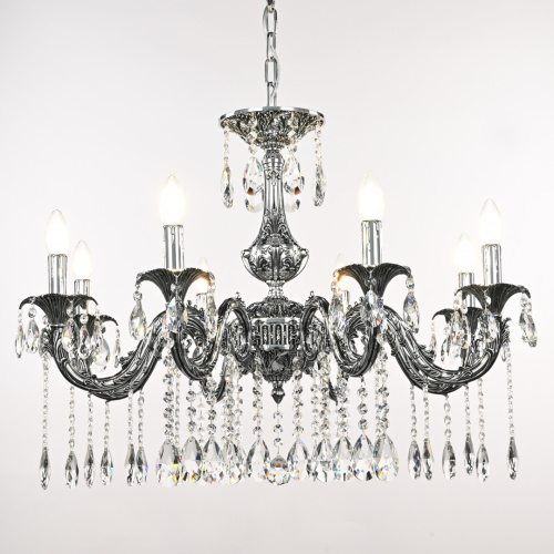 Люстра с хрустальными подвесками AL79101/8/250 A NB Bohemia Ivele Crystal (Богемия Ивеле Кристалл) фото 3
