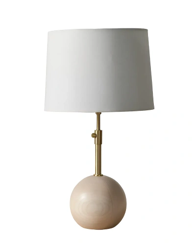 Настольная лампа с основанием из дерева "Тулон"