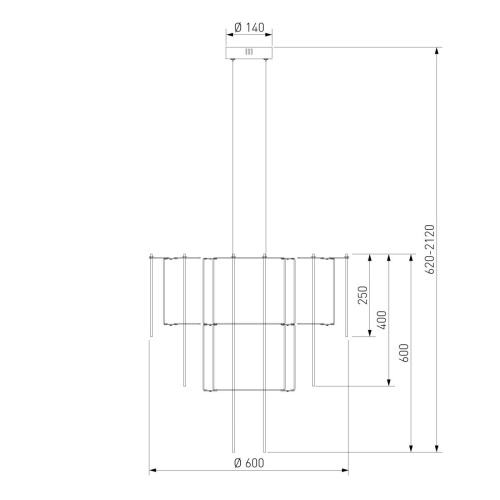 Подвесная светодиодная люстра Bogates Queen 91102 LED a072015 фото 3