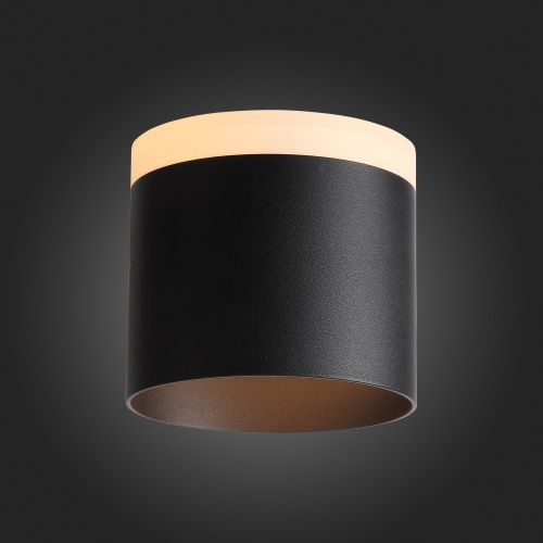 ST102.402.12 Светильник потолочный Черный LED 1*12W 3000K 936Lm Ra>80 120° IP20 D100xH90 170-240V Накладные светильники фото 9