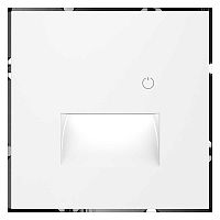 Подсветка светодиодная встраиваемая Voltum S70 с датчиком, (белый матовый) VLS070702