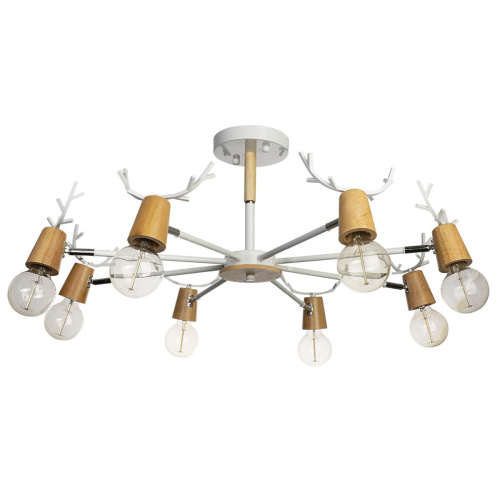 10024/8 White Люстра на штанге LOFT IT Sven 10024/8 White Люстра на штанге LOFT IT Sven