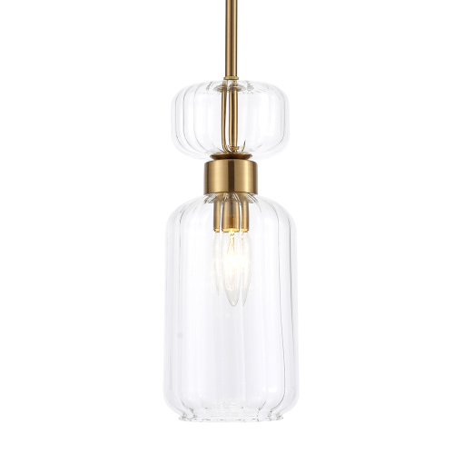 Подвесной светильник Escada 1141/1S E14*60W Antigue copper/Clear фото 3