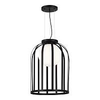 SL6129.403.01 Светильник подвесной ST-Luce Черный/Белый E27 1*60W NORDIC