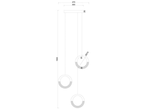 Подвесная светодиодная люстра Arte Lamp Montana A7777SP-3GO фото 3