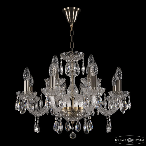 Люстра хрустальная 117/8+4/195 Pa Bohemia Ivele Crystal (Богемия Ивеле Кристалл) фото 2 Люстра хрустальная 117/8+4/195 Pa Bohemia Ivele Crystal (Богемия Ивеле Кристалл) фото 2