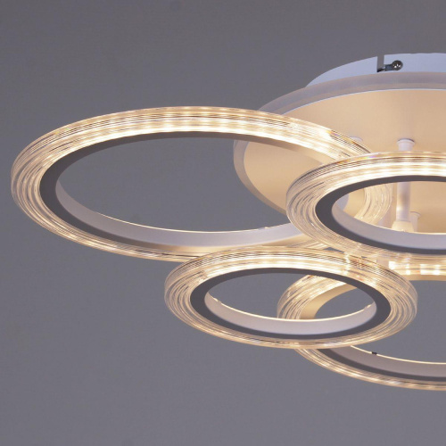 Потолочная светодиодная люстра Reluce 09812-3.3-3+3A WH (RGB) фото 5