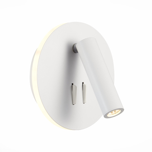 SL1586.513.01 Светильник настенный Белый LED 1*8W 3000K 624Lm Ra>80 24° IP20 L-xW155xH155 170-240V Настенные светильники фото 4
