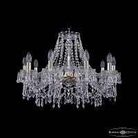 Люстра хрустальная 1403/10/240 G Bohemia Ivele Crystal (Богемия Ивеле Кристалл)