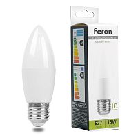 Лампа светодиодная Feron LB-980 Свеча E27 15W 175-265V 4000K