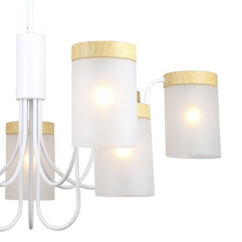 Светильник на штанге Escada 1172/9P E14*40W White/Wood фото 2