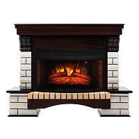 Каминокомплект COUNTRY/БРУКЛИН Античный дуб с очагом Электроочаг FIRESPACE/ФАЕРСПЕЙС 33W