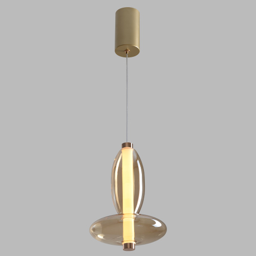 Светильник подвесной Crystal Lux QUASAR SP7W LED AMBER фото 3